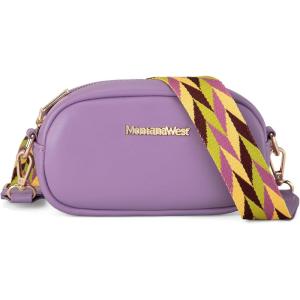 imageMontana West Small Crossbody Bags for Women Snapshot Camera Pouch Mini Crossbody PurseRoyal Plum