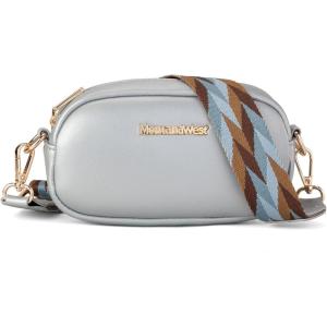 imageMontana West Small Crossbody Bags for Women Snapshot Camera Pouch Mini Crossbody PurseSilver