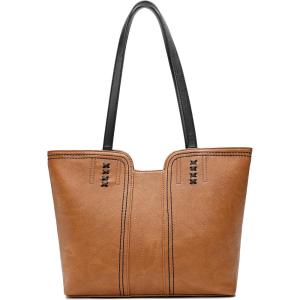 imageMontana West Tote Bag for Women Top Handle Satchel PurseAmber Brown