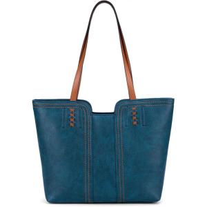 imageMontana West Tote Bag for Women Top Handle Satchel PurseTeal Blue
