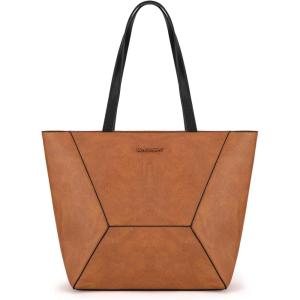 imageMontana West Tote Bag for Women Work Top Handle Handbags and PursesAmber Brown
