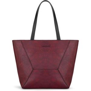 imageMontana West Tote Bag for Women Work Top Handle Handbags and PursesDahila Red