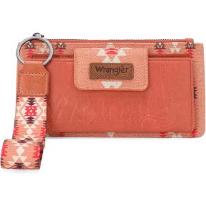 imageWrangler Wristlet Wallets for Women Western Clutch Purse Rfid Wallet WomensArtistflush Orange