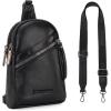 imageMontana West Small Crossbody Sling Bag for Women Cute Cross Body Fanny Pack PurseBblack