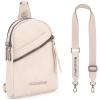 imageMontana West Small Crossbody Sling Bag for Women Cute Cross Body Fanny Pack PurseFbeige