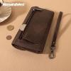 imageMontana West Wallets for Women Large Phone Wristlet Wallets Trifold Money Organizers with Coin Purse and Wrist StrapCoffee
