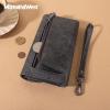 imageMontana West Wallets for Women Large Phone Wristlet Wallets Trifold Money Organizers with Coin Purse and Wrist StrapGrey