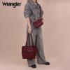 imageMontana West Wrangler 2Pcs Handbag Sets Purses for Women Medium Tote Bag Crossbody PursesBurgundy