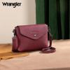 imageMontana West Wrangler 2Pcs Handbag Sets Purses for Women Medium Tote Bag Crossbody PursesBurgundy