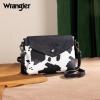 imageMontana West Wrangler 2Pcs Handbag Sets Purses for Women Medium Tote Bag Crossbody PursesCow Print Black