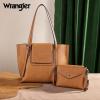 imageMontana West Wrangler 2Pcs Handbag Sets Purses for Women Medium Tote Bag Crossbody PursesHoney Brown