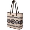 imageMontana West Wrangler Tote Bag for Women Canvas Shoulder Handbag Aztec PurseBright Nomad Tan