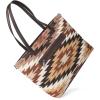 imageMontana West Wrangler Tote Bag for Women Canvas Shoulder Handbag Aztec PurseMultiple Coffee