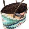 imageMontana West Wrangler Tote Bag for Women Canvas Shoulder Handbag Aztec PurseMultiple Green