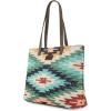 imageMontana West Wrangler Tote Bag for Women Canvas Shoulder Handbag Aztec PurseMultiple Green