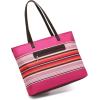 imageMontana West Wrangler Tote Bag for Women Canvas Shoulder Handbag Aztec PurseRubine Pink