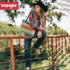 imageMontana West Wrangler Tote Bag for Women Canvas Shoulder Handbag Aztec PurseTurquoise Forest