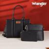imageWrangler 3Pcs Purses for Women Tote Bag Crossbody Handbag Sets with StrapBlack