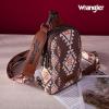 imageWrangler Aztec Crossbody Sling Bags for Women Southwestern Print Purse with Detachable StrapAzteccoffee
