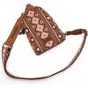 imageWrangler Aztec Crossbody Sling Bags for Women Southwestern Print Purse with Detachable StrapAztecdark Brown