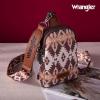 imageWrangler Aztec Crossbody Sling Bags for Women Southwestern Print Purse with Detachable StrapAzteclight Coffee