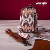 imageWrangler Aztec Crossbody Sling Bags for Women Southwestern Print Purse with Detachable StrapAzteclight Coffee