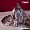 imageWrangler Aztec Crossbody Sling Bags for Women Southwestern Print Purse with Detachable StrapAzteclight Violet