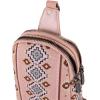 imageWrangler Aztec Crossbody Sling Bags for Women Southwestern Print Purse with Detachable StrapAztecpink