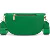 imageWrangler Crossbody Bag for Women Cute Fanny Pack Small Belt Chest Waist BagsGreen
