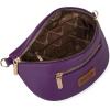 imageWrangler Crossbody Bag for Women Cute Fanny Pack Small Belt Chest Waist BagsPurple