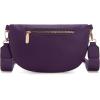 imageWrangler Crossbody Bag for Women Cute Fanny Pack Small Belt Chest Waist BagsPurple