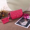 imageWrangler Crossbody Wallet Purses for Women Rfid Blocking Wallet Purses with Crossbody StrapAhot Pink