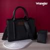 imageWrangler Tote Bags for Women Western Purse and Handbags Satchel Tophandle with Card HolderClassicblack
