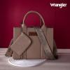 imageWrangler Tote Bags for Women Western Purse and Handbags Satchel Tophandle with Card HolderClassickhaki