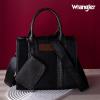 imageWrangler Tote Bags for Women Western Purse and Handbags Satchel Tophandle with Card HolderVintageblack