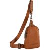 imageMontana West Small Crossbody Sling Bag for Women Cute Cross Body Fanny Pack PurseZbrown