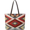 imageMontana West Wrangler Tote Bag for Women Canvas Shoulder Handbag Aztec PurseMultiple Carnelian