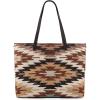 imageMontana West Wrangler Tote Bag for Women Canvas Shoulder Handbag Aztec PurseMultiple Coffee