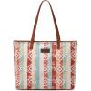 imageMontana West Wrangler Tote Bag for Women Canvas Shoulder Handbag Aztec PurseMultiple Coral Brown