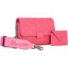 imageWrangler Crossbody Wallet Purses for Women Rfid Blocking Wallet Purses with Crossbody StrapAhot Pink