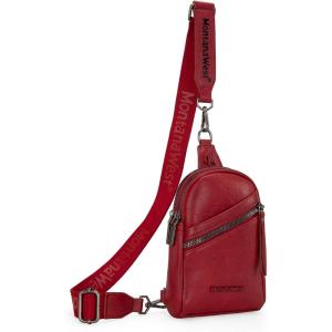 imageMontana West Small Crossbody Sling Bag for Women Cute Cross Body Fanny Pack PurseBred