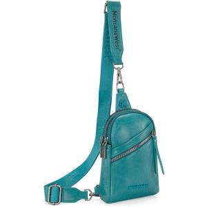 imageMontana West Small Crossbody Sling Bag for Women Cute Cross Body Fanny Pack PurseBturquoise