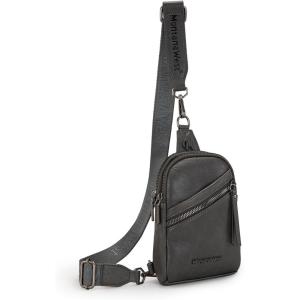 imageMontana West Small Crossbody Sling Bag for Women Cute Cross Body Fanny Pack PurseFgray