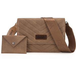 imageWrangler Crossbody Wallet Purses for Women Rfid Blocking Wallet Purses with Crossbody StrapKhaki