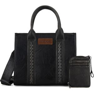 imageWrangler Tote Bags for Women Western Purse and Handbags Satchel Tophandle with Card HolderVintageblack