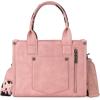 imageMontana West  Wrangler Tote Bag for Women Western Cow Print Purse Designer Top Handle HandbagsMcow Print Pink