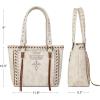 imageMontana West Spiritual Collection Western Tote Bag for Women Vegan Leather Shoulder Handbag with WalletBeige