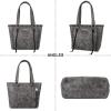 imageMontana West Spiritual Collection Western Tote Bag for Women Vegan Leather Shoulder Handbag with WalletGrey