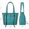 imageMontana West Spiritual Collection Western Tote Bag for Women Vegan Leather Shoulder Handbag with WalletTurquoise