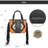 imageMontana West Western Purses and Handbags for Women with Wallet Small Tote Aztec Tapestry Embossed Crossbody Bag MW1172923BK